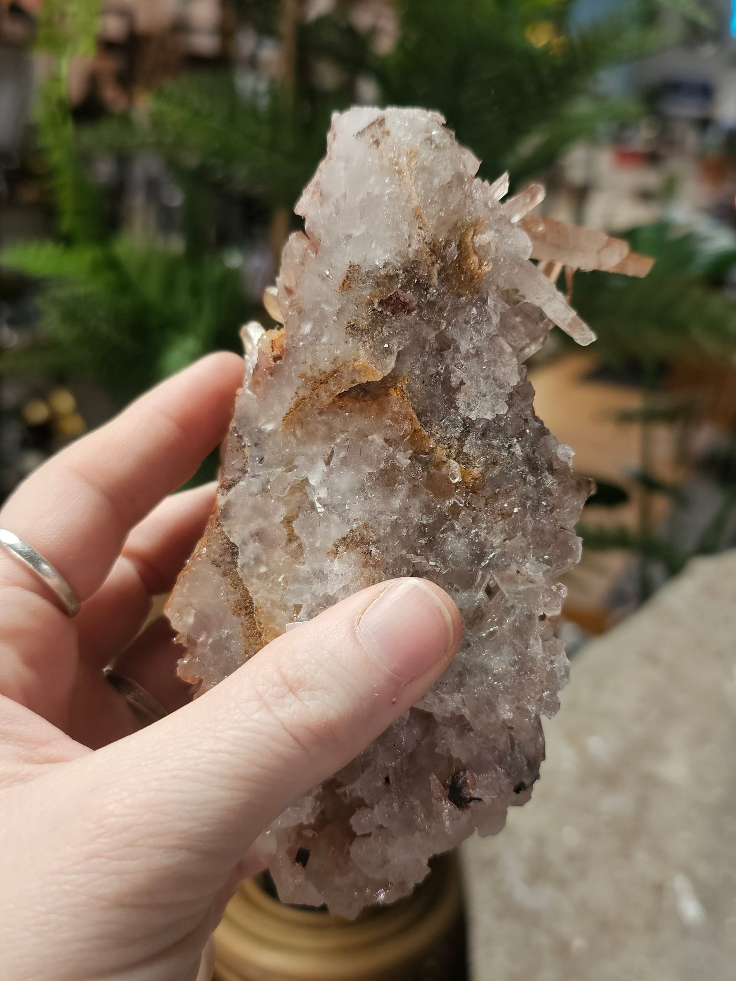 Specular Hematite on Quartz