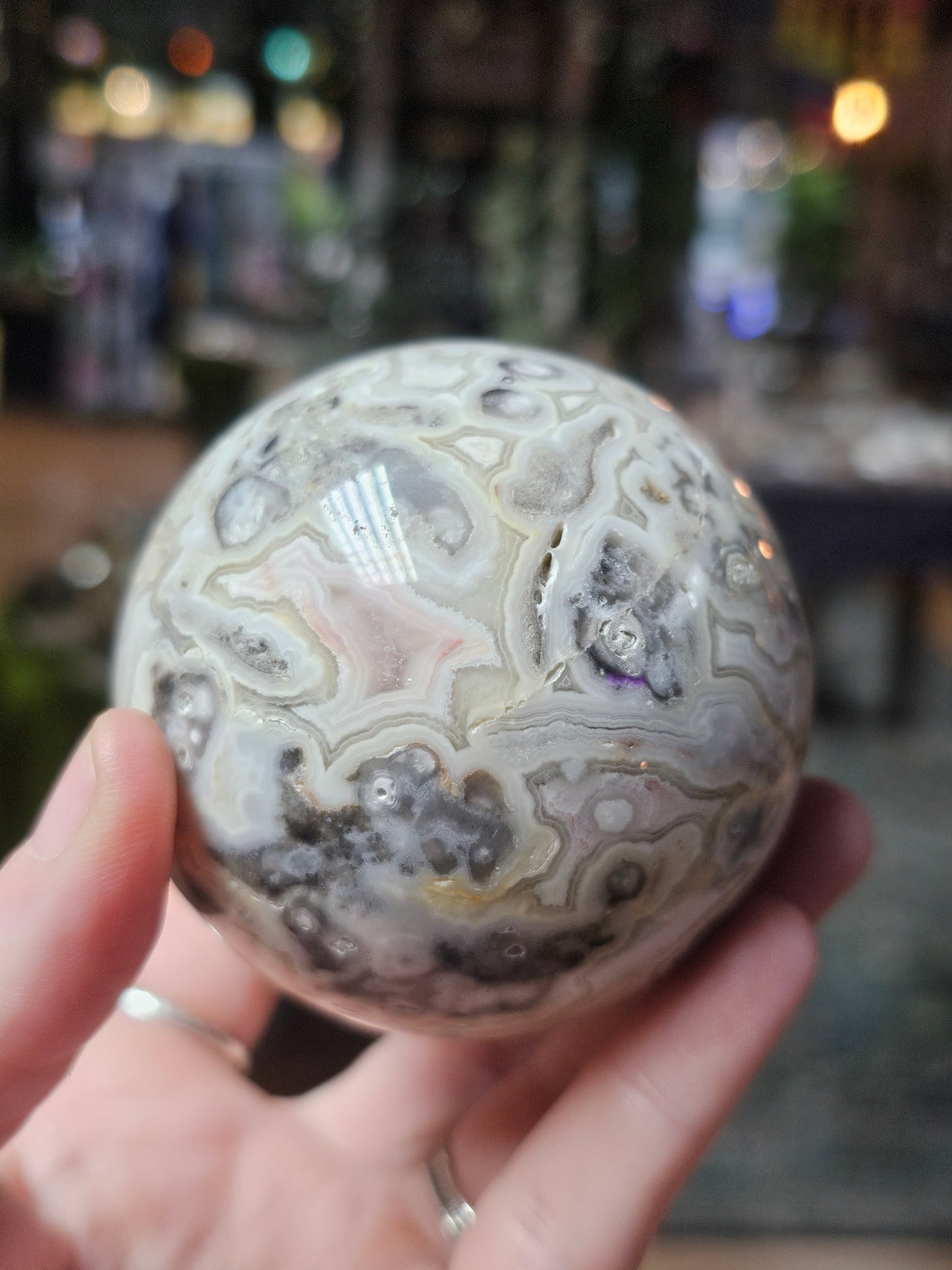 Lace Agate Sphere