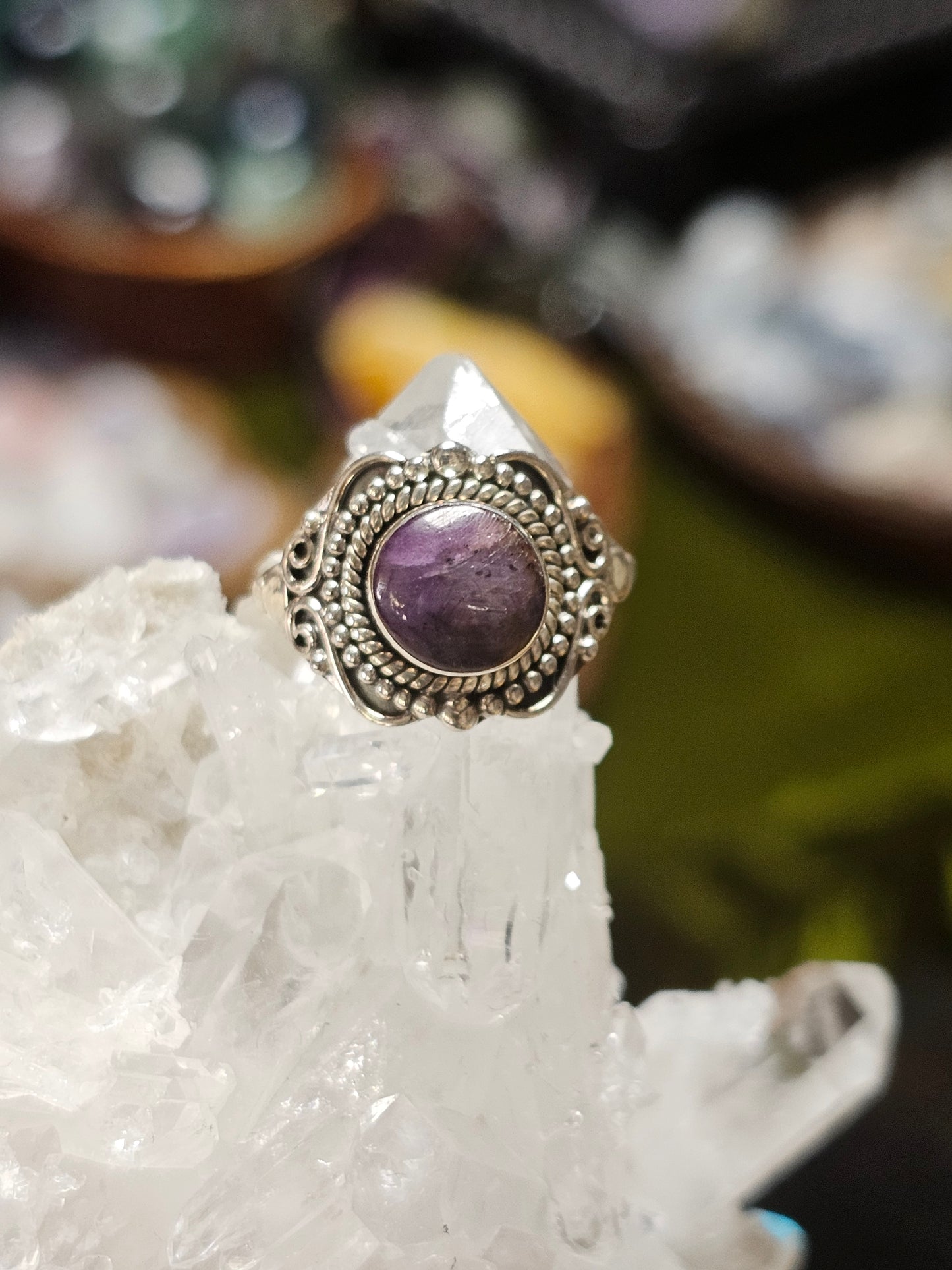 Size 8 Star Ruby Ring
