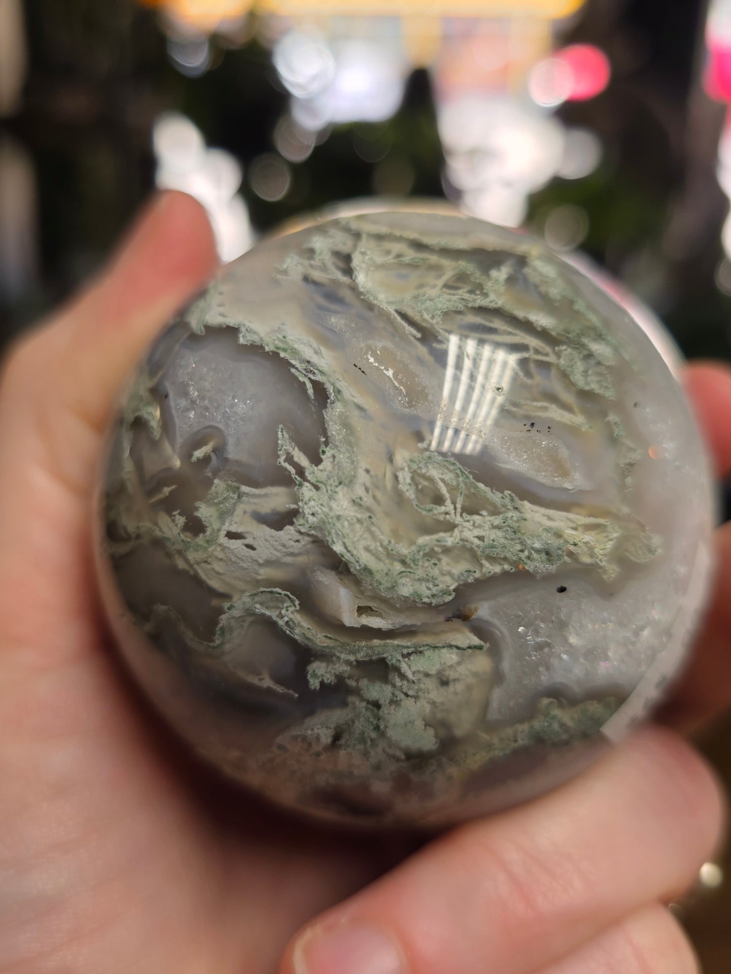 Moss Agate Sphere