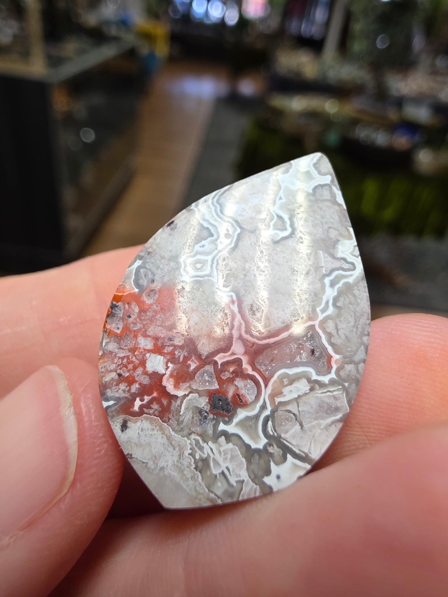 Mexican Lace Agate Cabochon