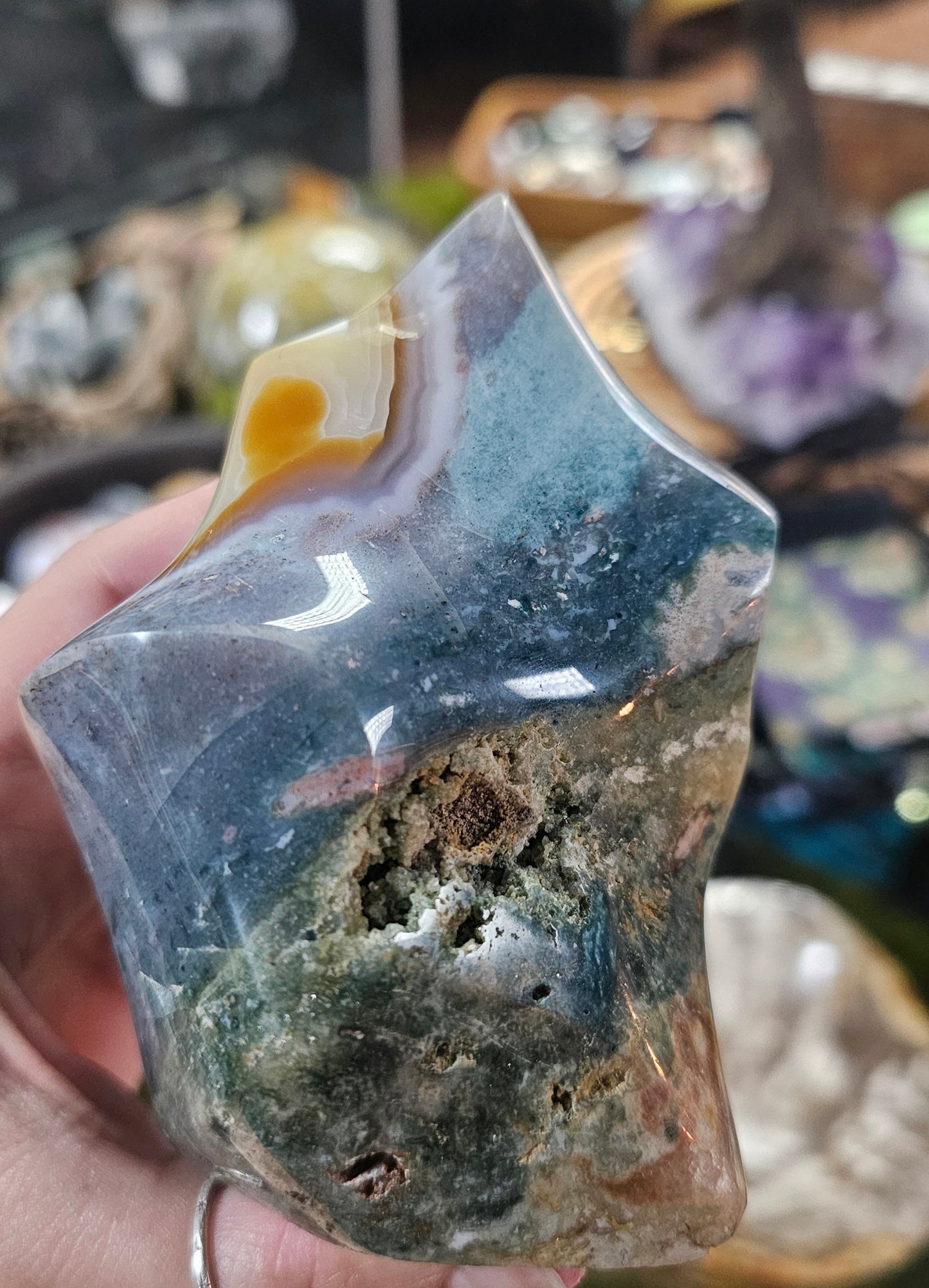 Ocean Wave Jasper Flame
