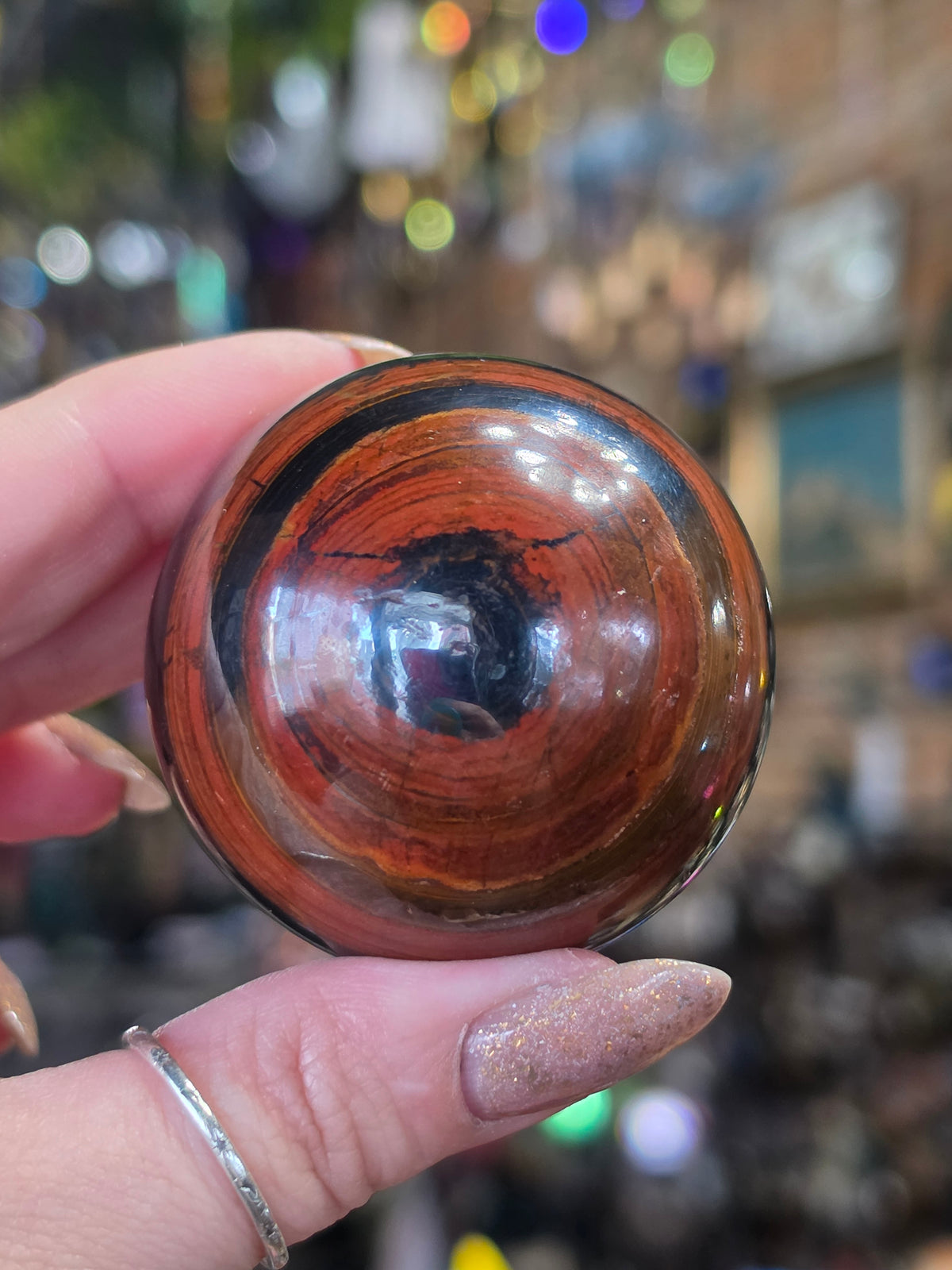 Tiger Iron Sphere