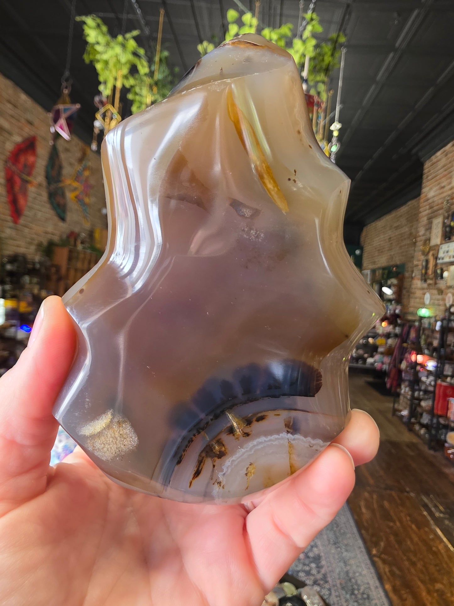 Dendritic Agate Flame