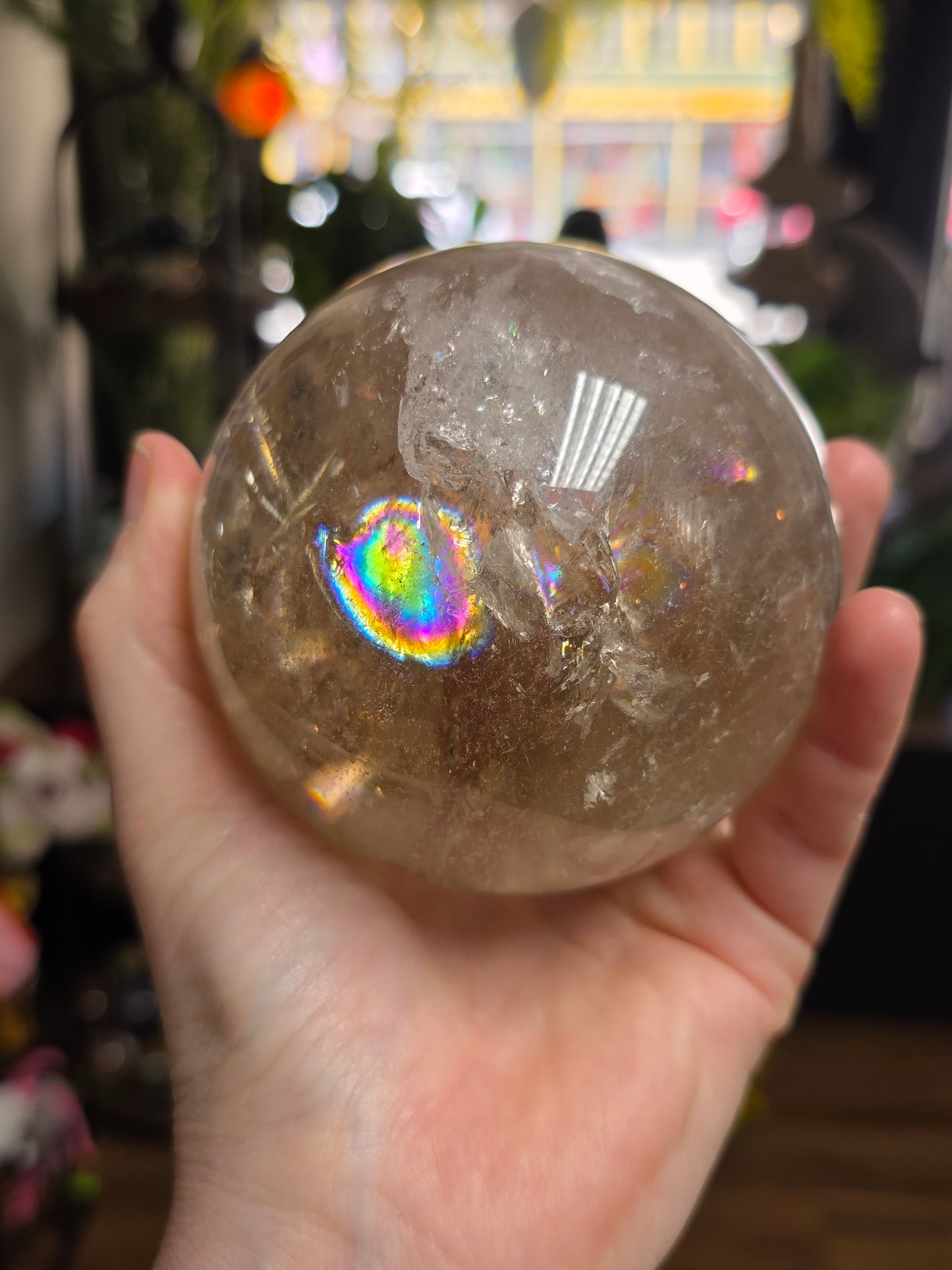 Smoky Quartz Sphere