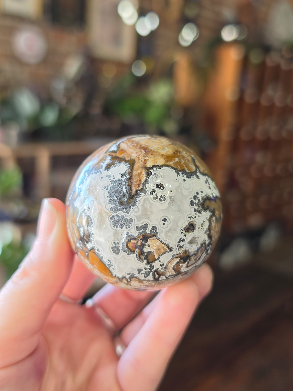 Canyon Jasper (Brecciated Jasper) Sphere
