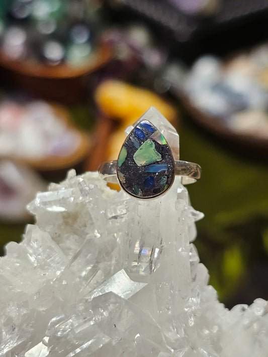 Size 8 Opal Composite Ring