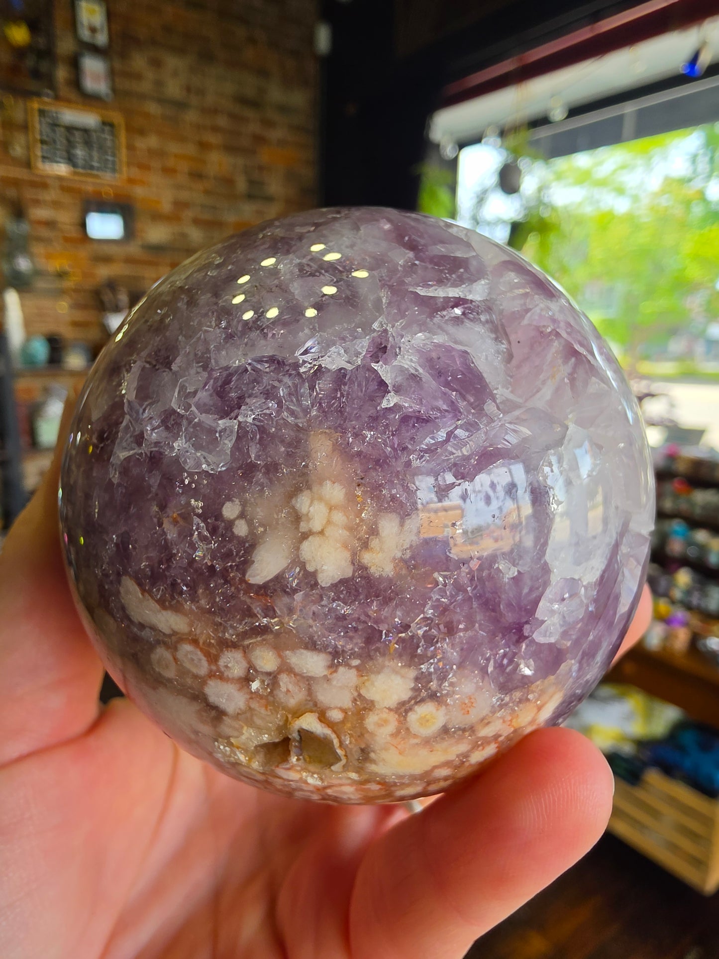 Amethyst Flower Agate