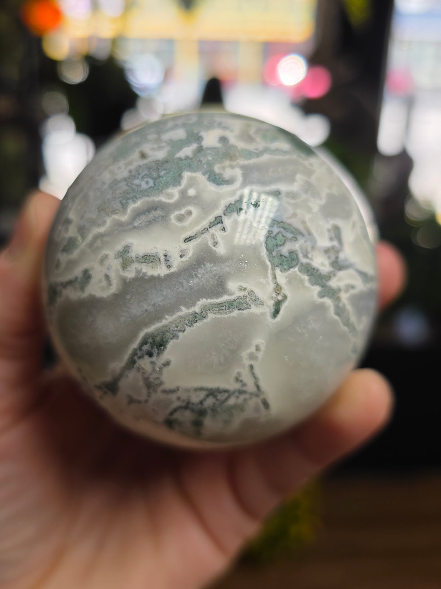 Moss Agate Sphere