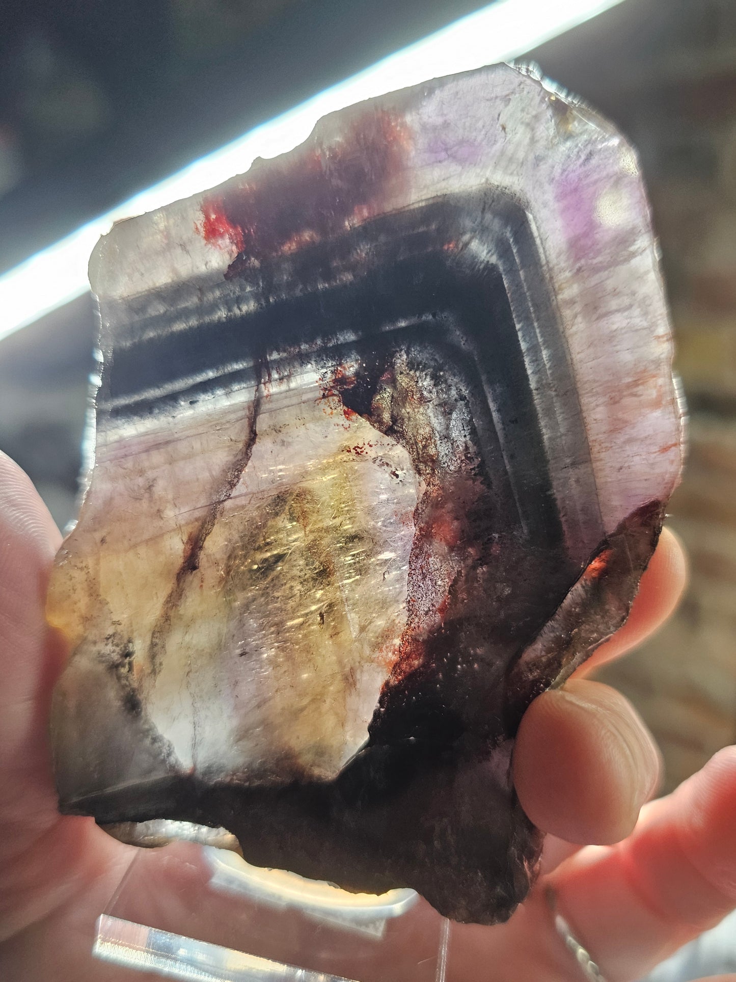 Included Amethyst with Citrine*