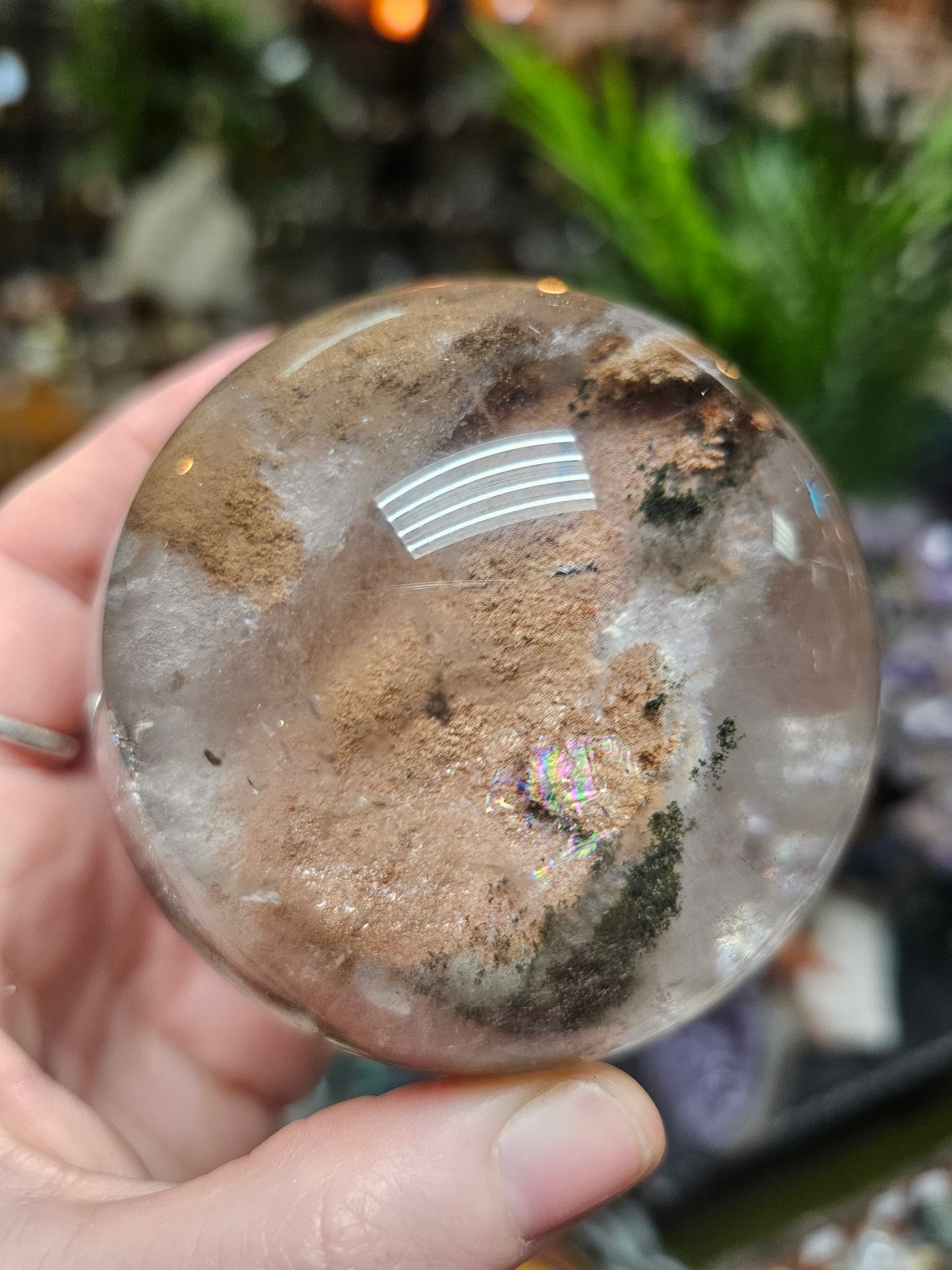 * Raffle Item* Garden Quartz Sphere
