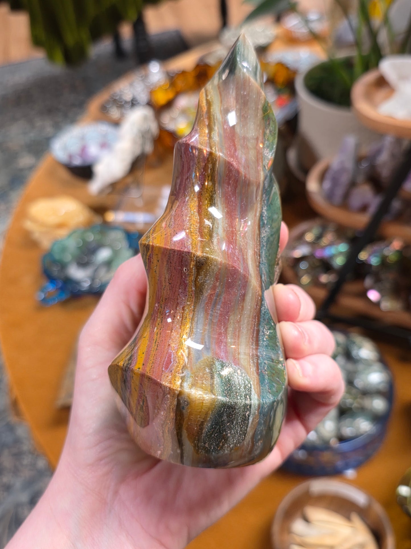 Ocean Wave Jasper Flame