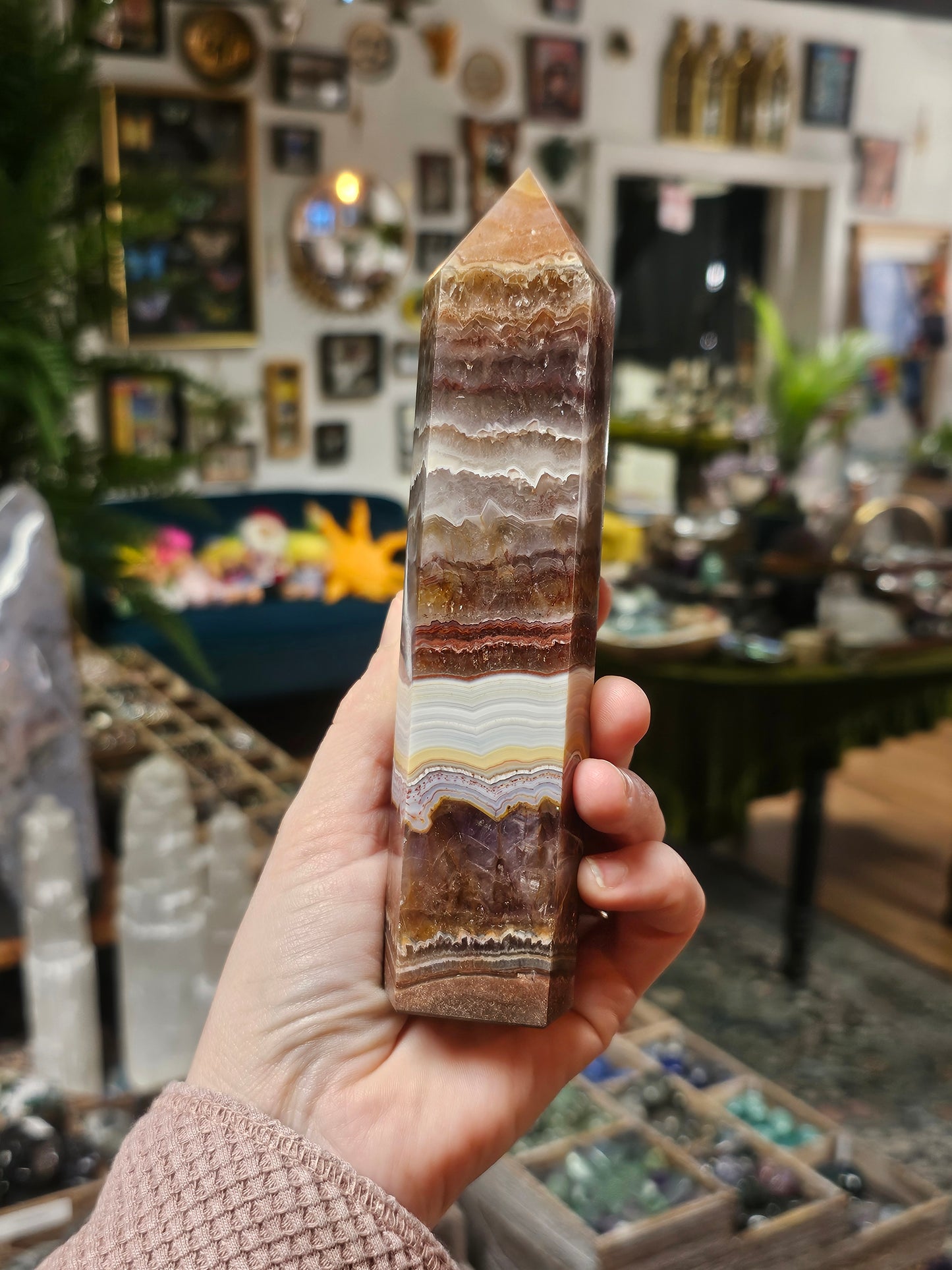 Amethyst Agate Tower