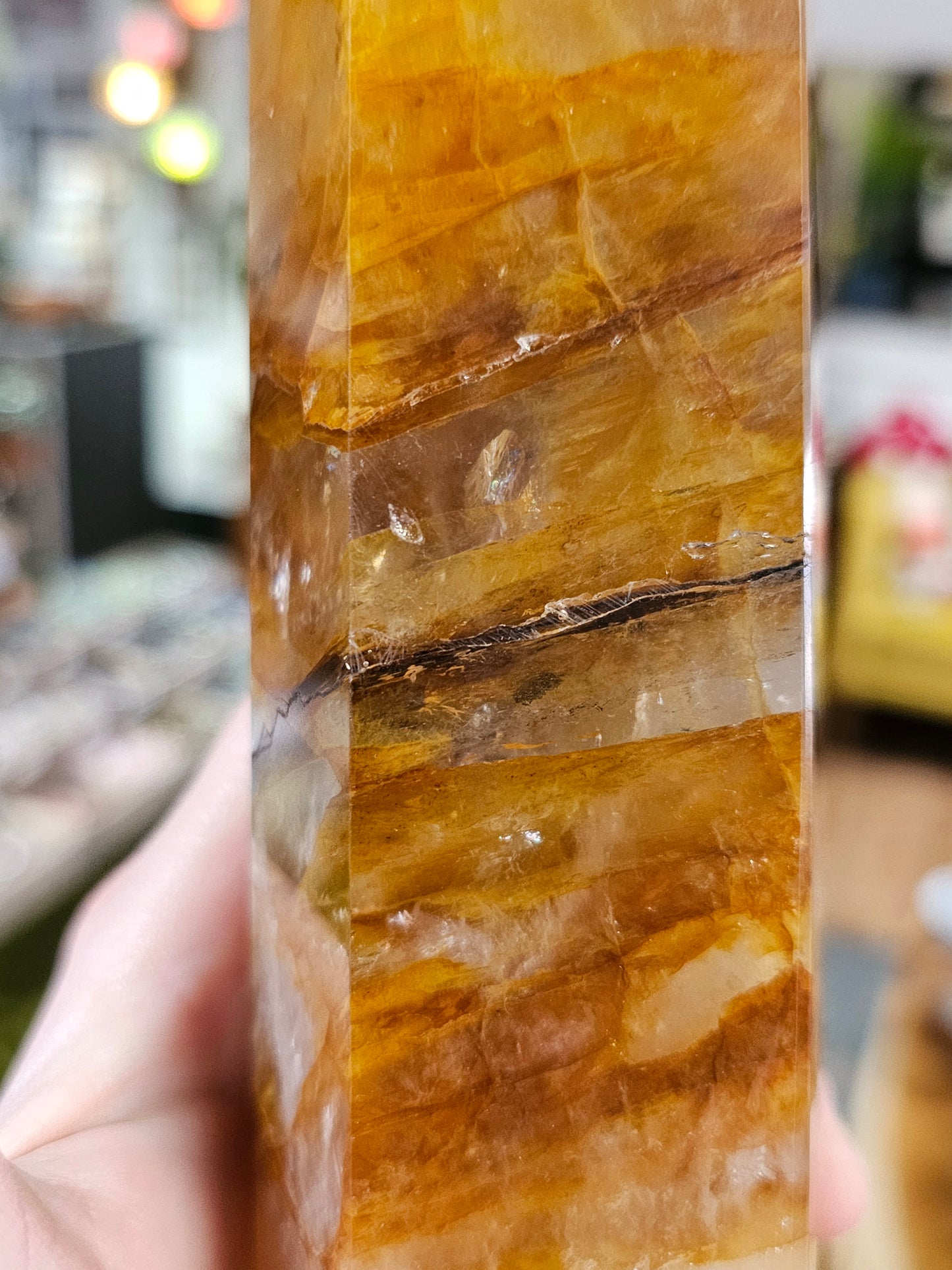 Golden Healer Quartz Tower