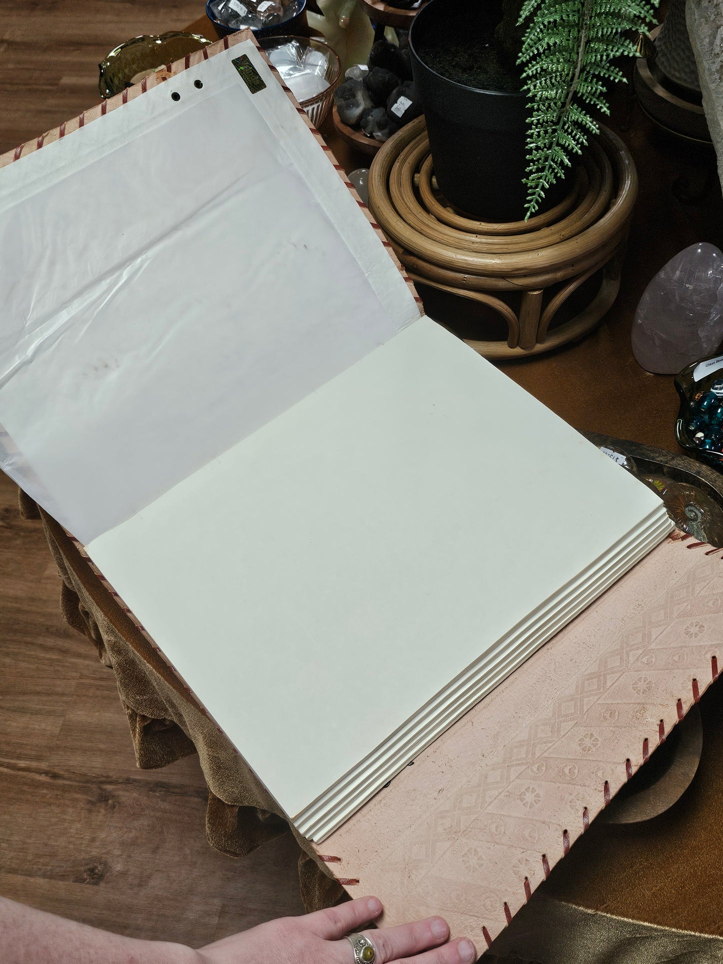 XL Lapis Lazuli Leather Journal
