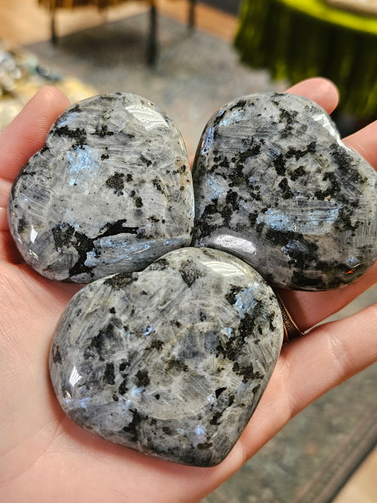 Larvikite Heart