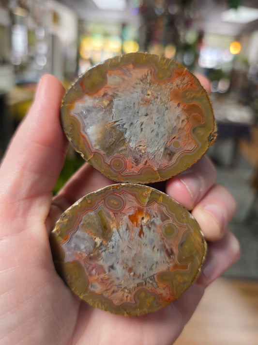 Chinese Fighting Blood Agate