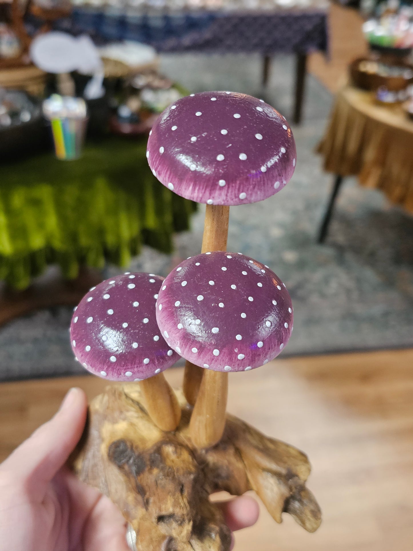 Wooden Mushroom Carving