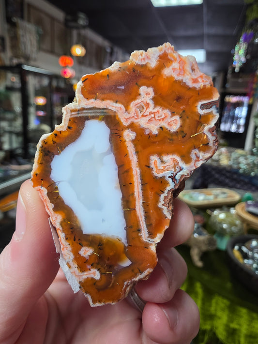 Rutilated Berber Agate