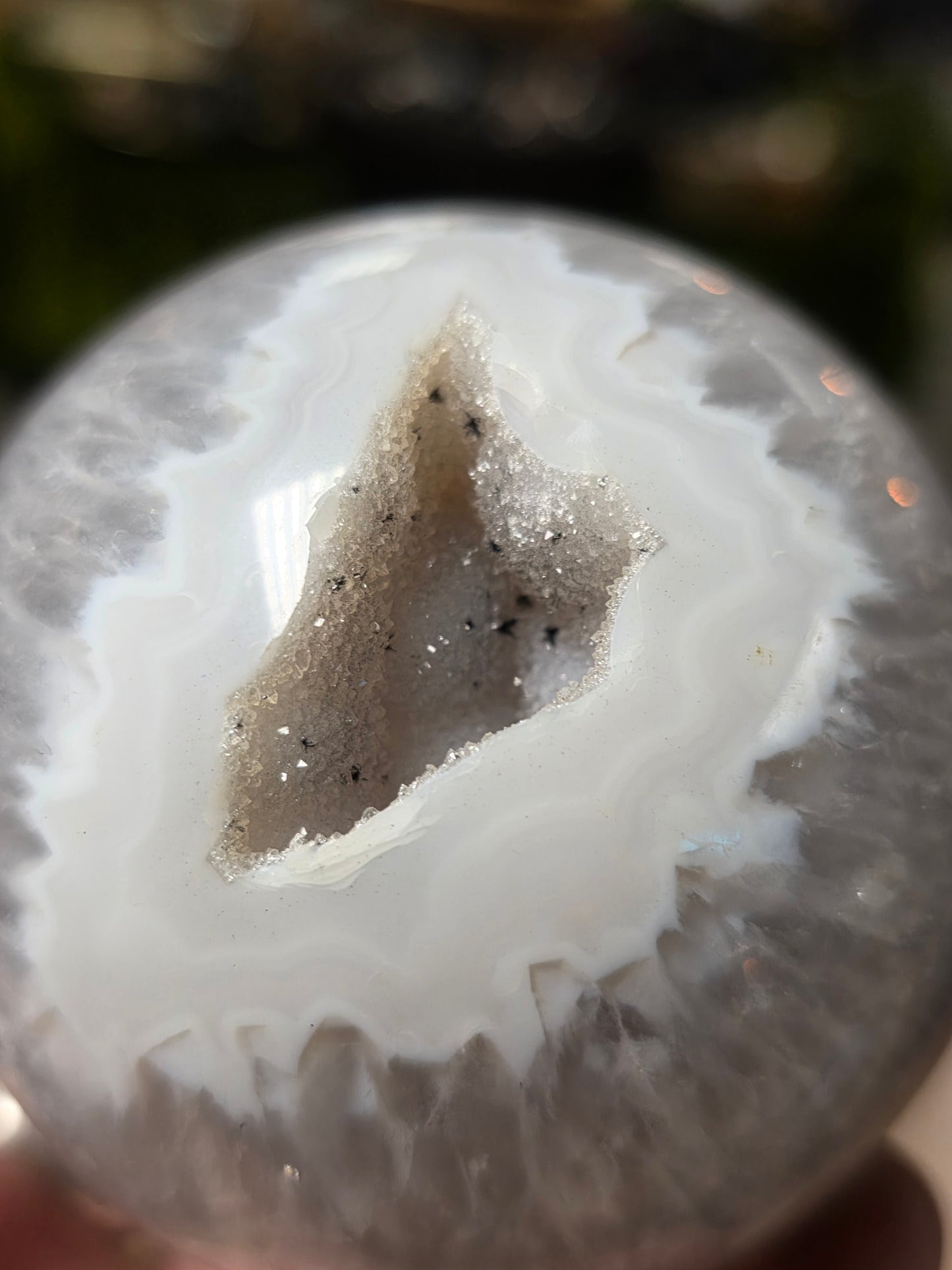 Druzy Agate Sphere