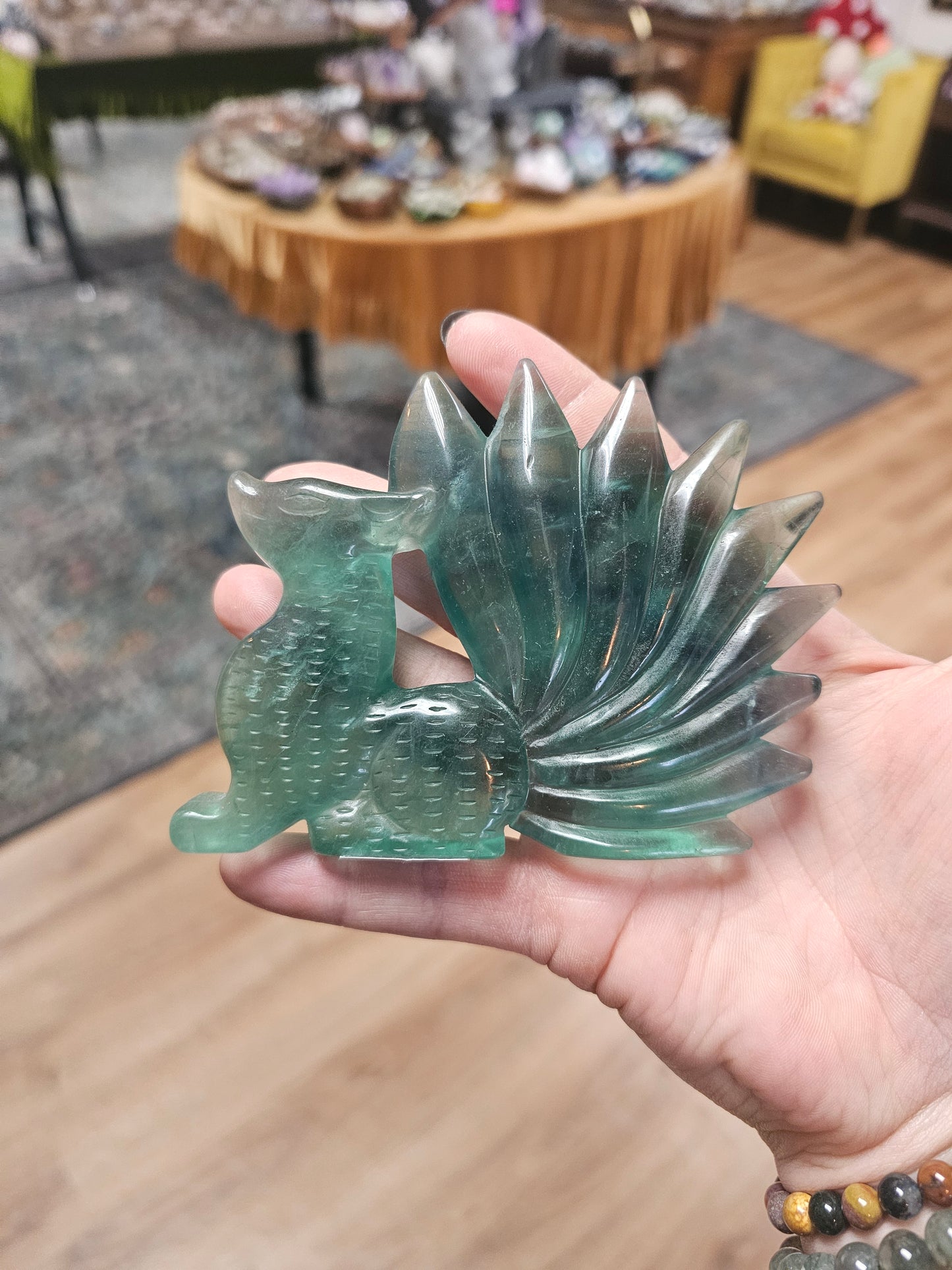 Fluorite Nine Tail Fox