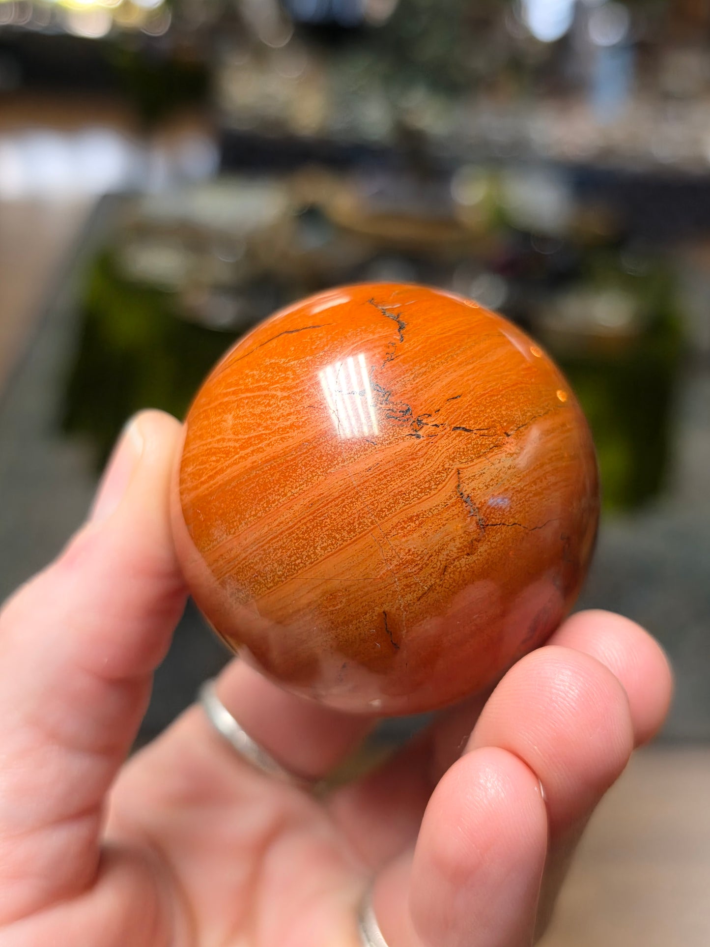 Red Jasper Sphere