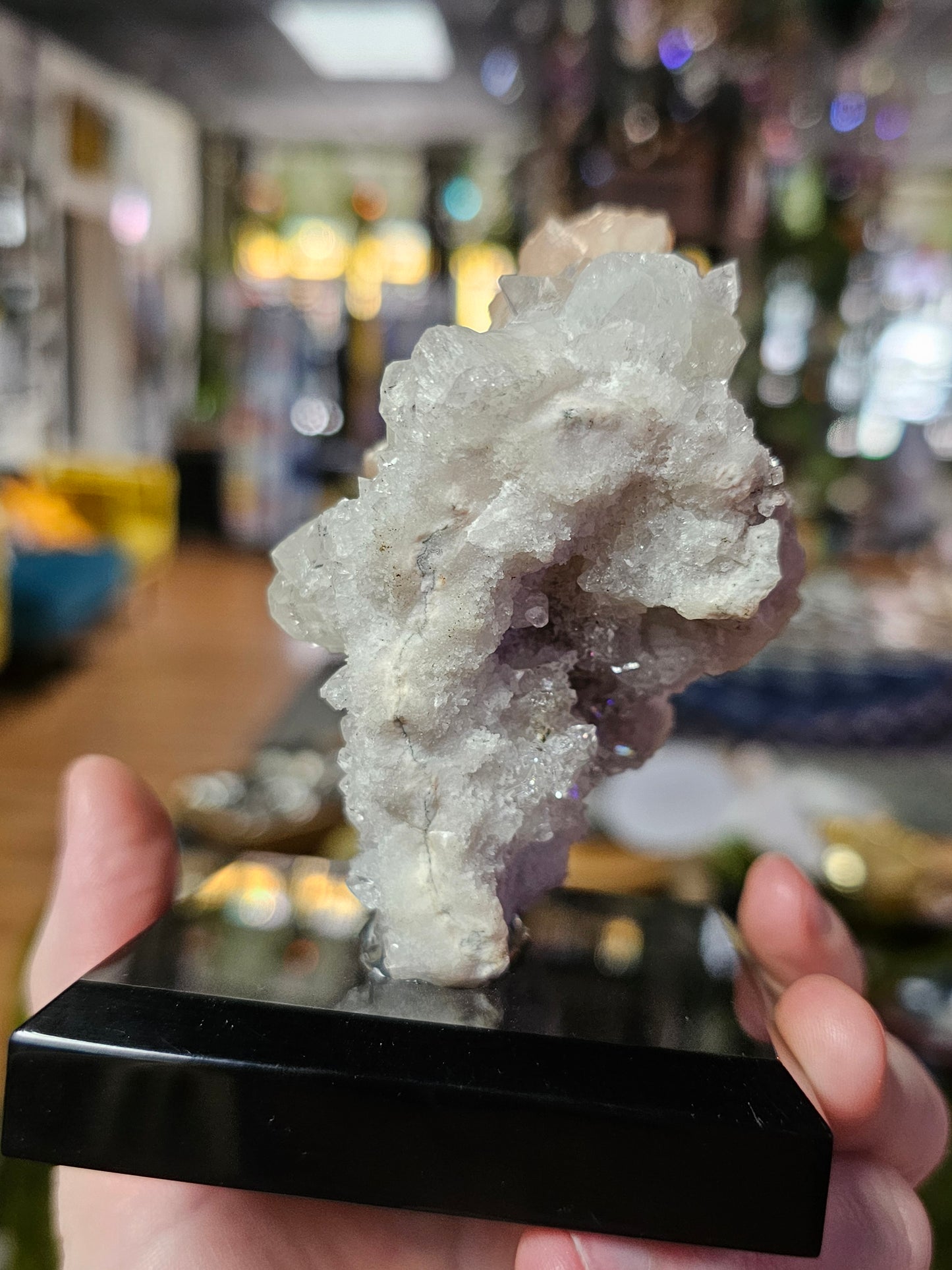 Stillbite on Apophyllite