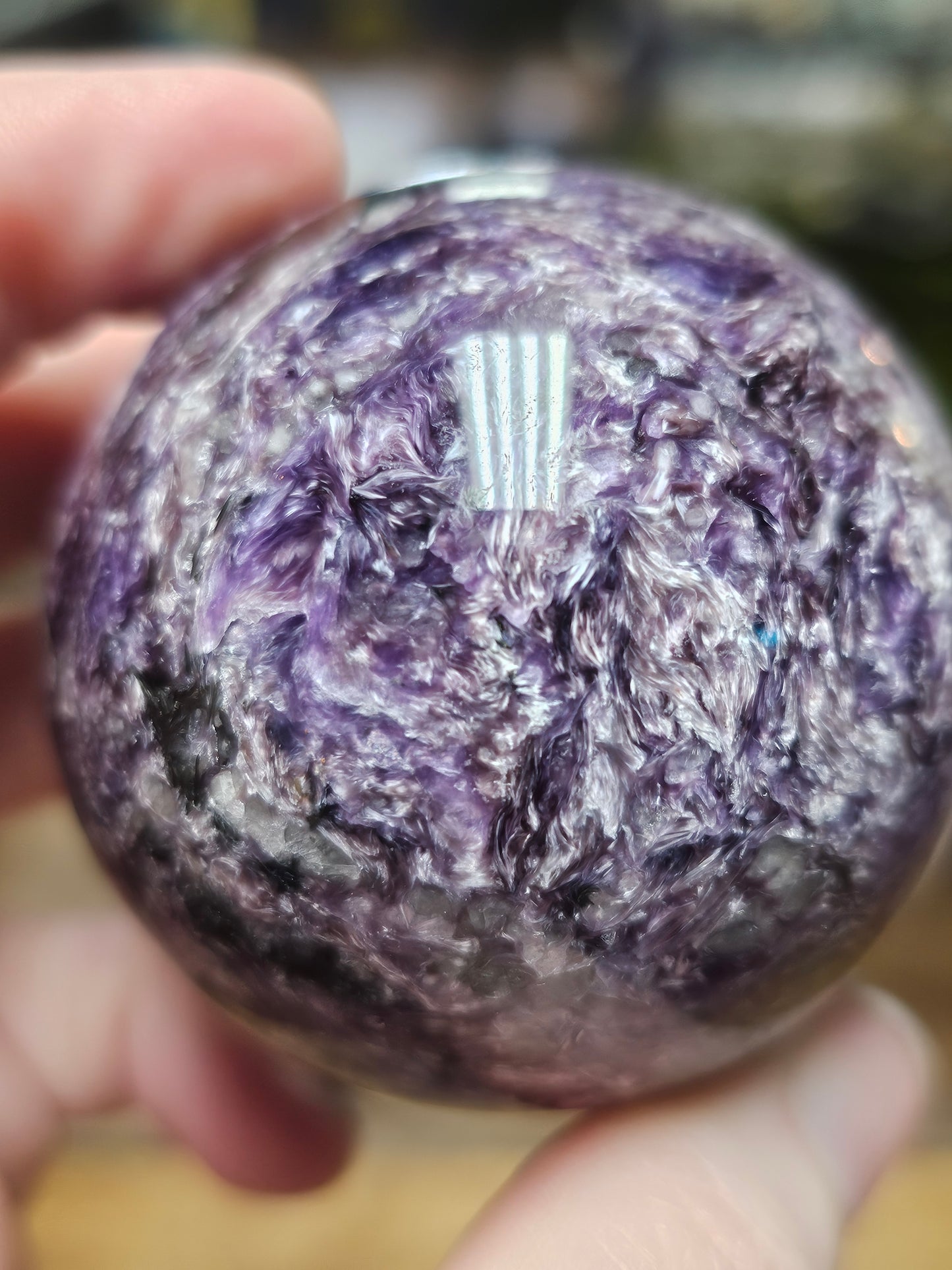 Charoite Sphere