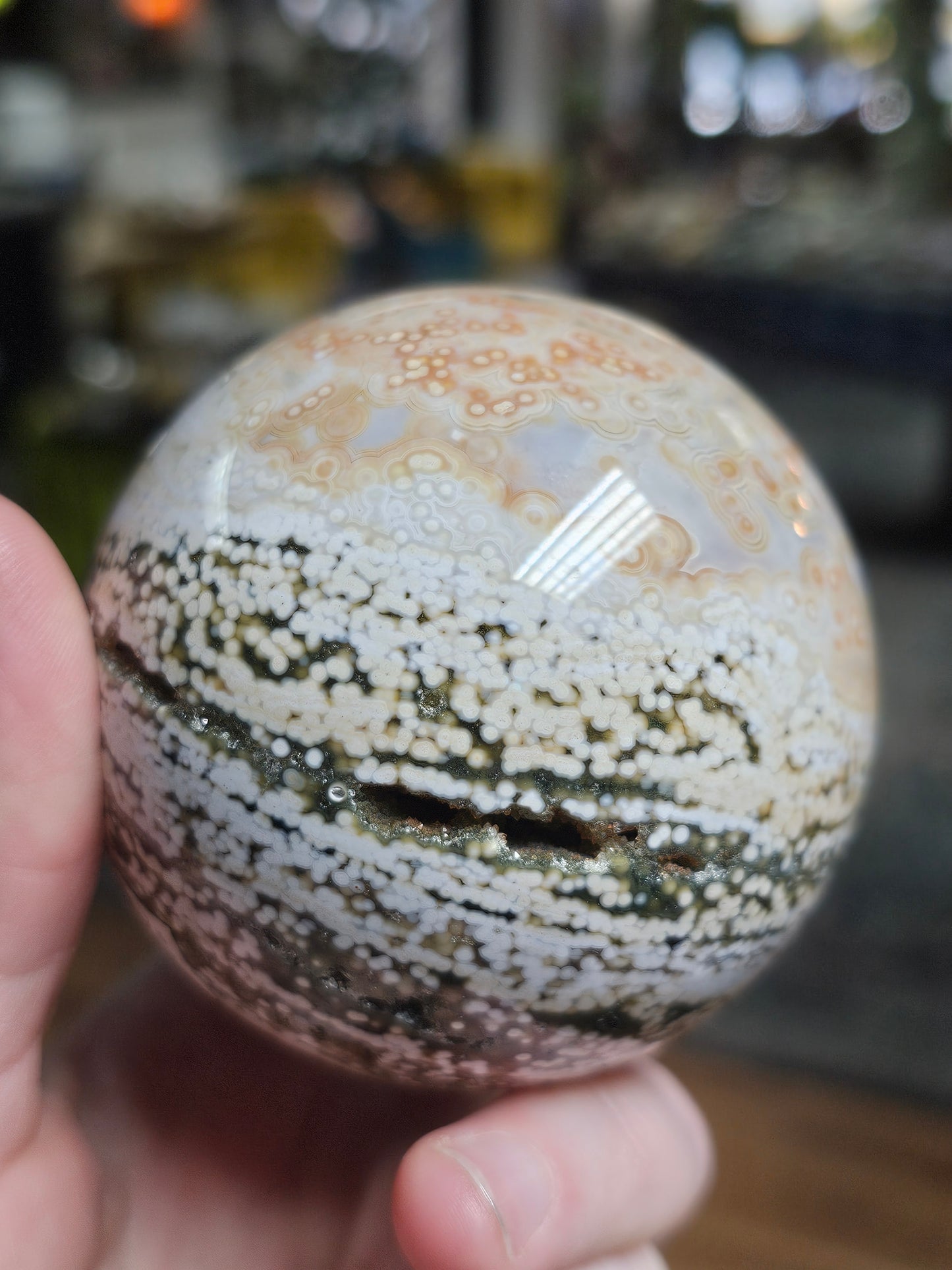 Ocean Jasper Sphere