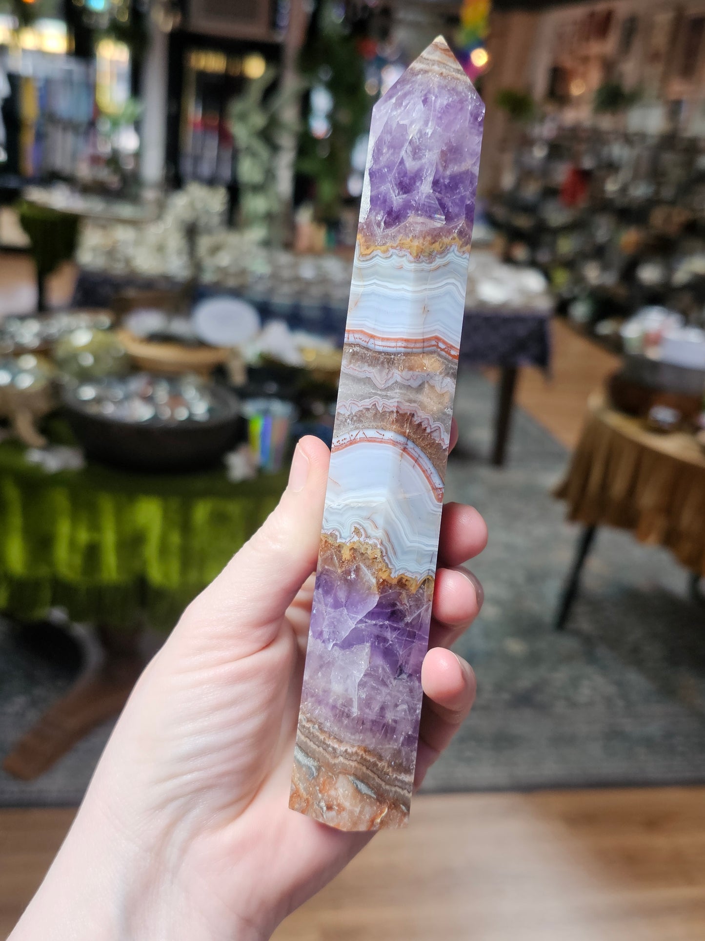 Amethyst Agate tower