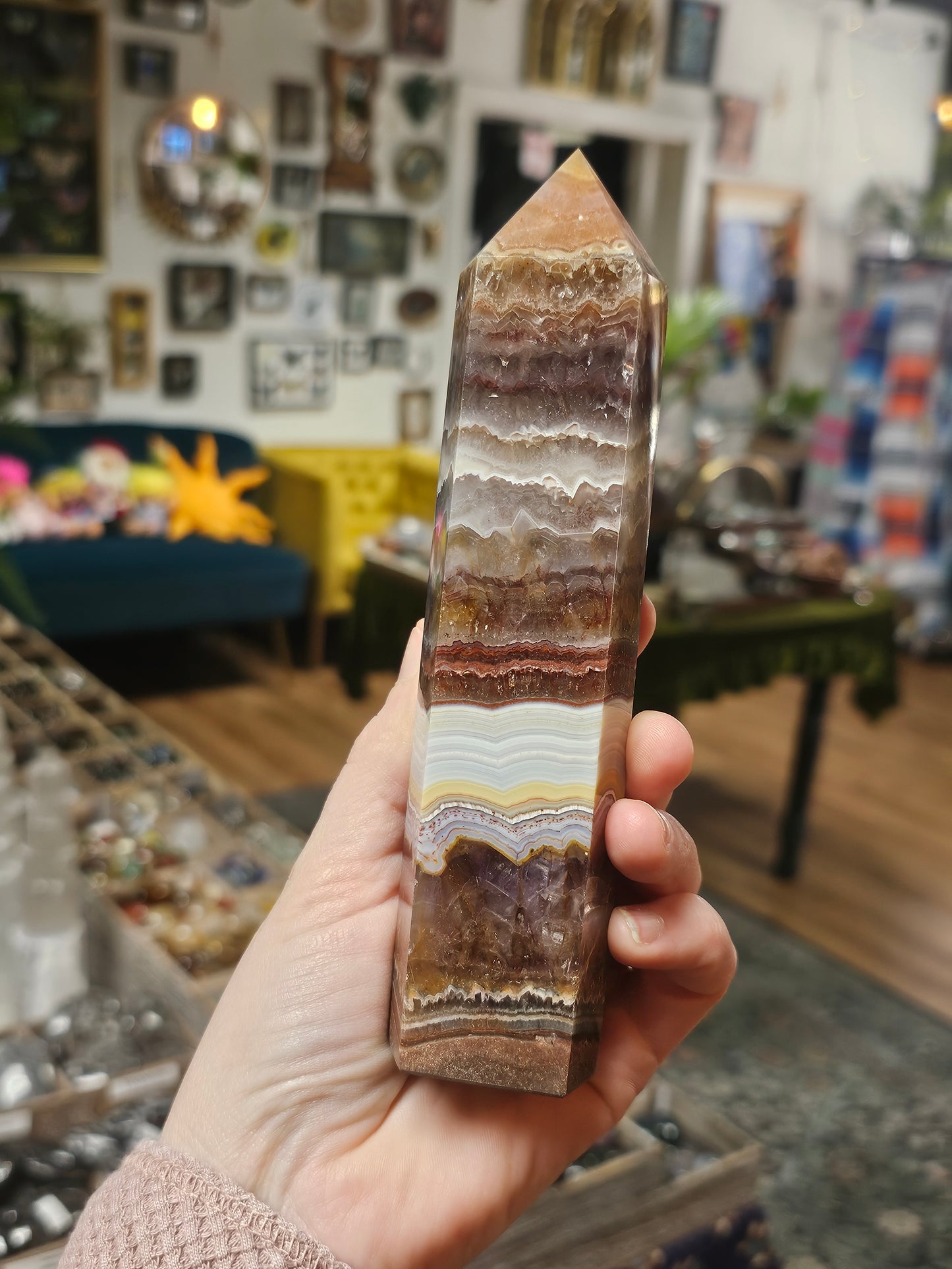 Amethyst Agate Tower