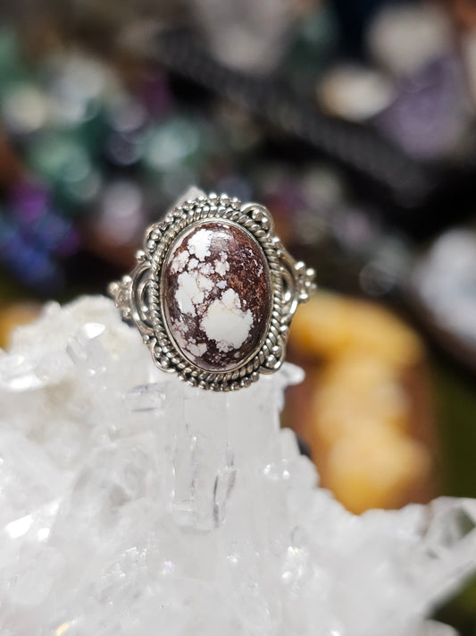 Size 7 Wild Horse Jasper Ring