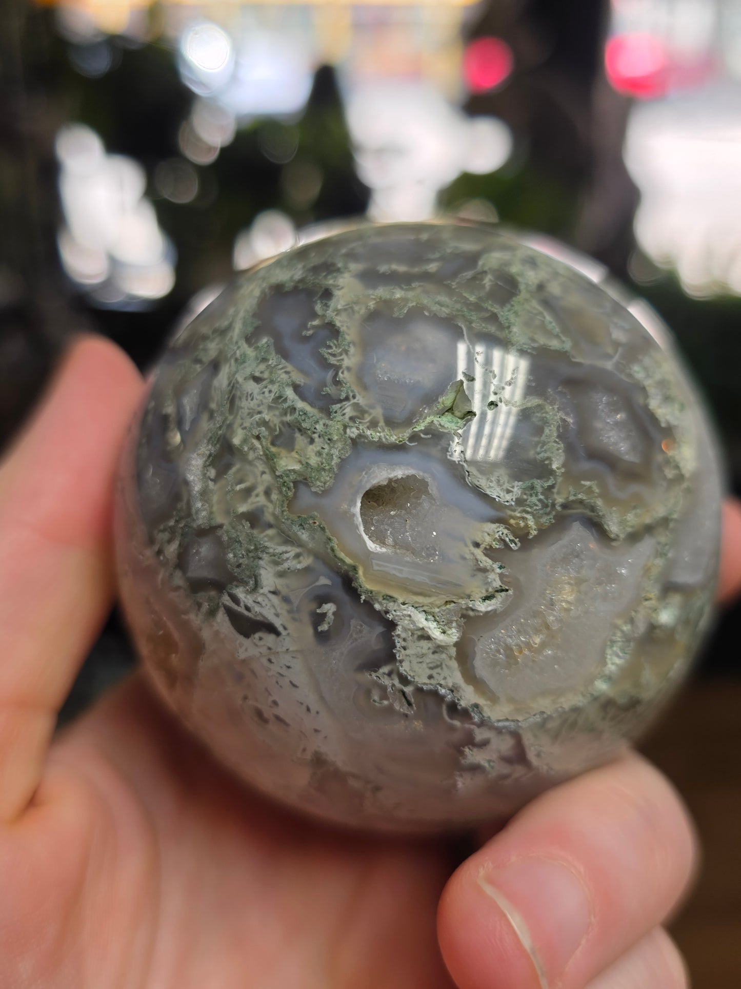 Moss Agate Sphere
