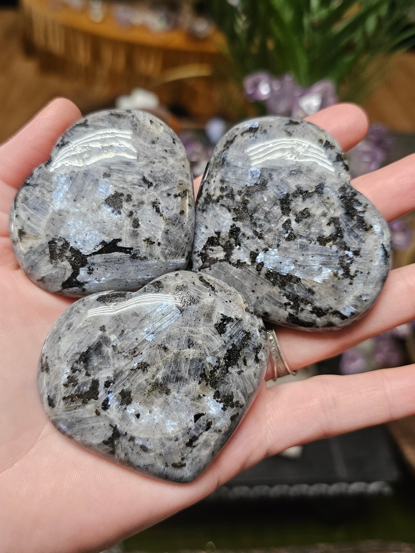 Larvikite Heart