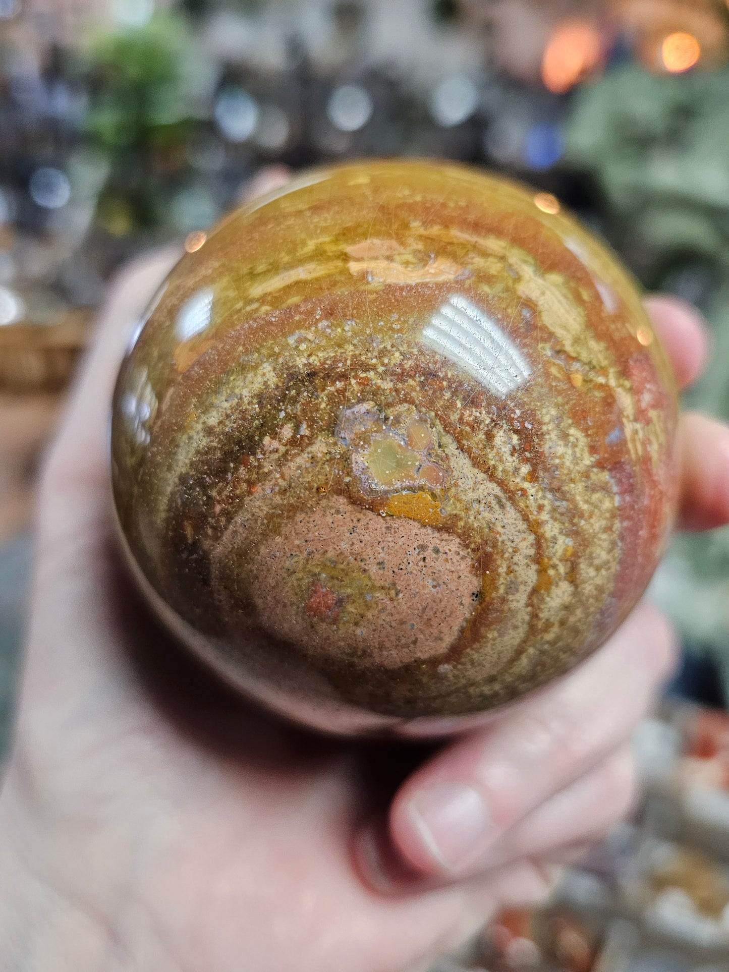 Yellow Jasper Sphere