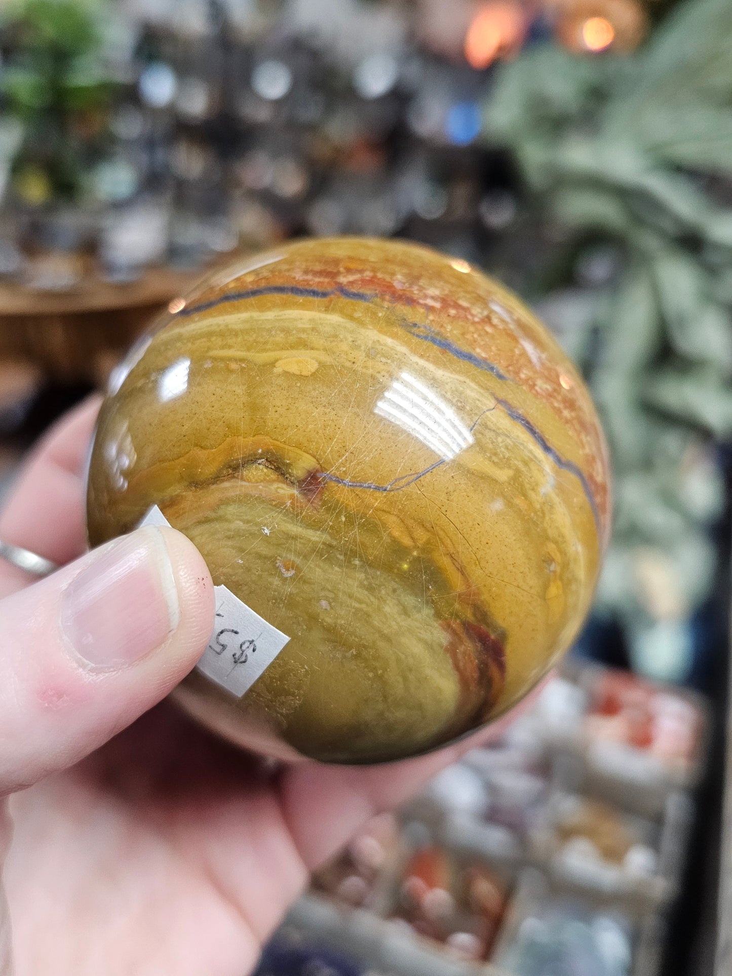 Yellow Jasper Sphere