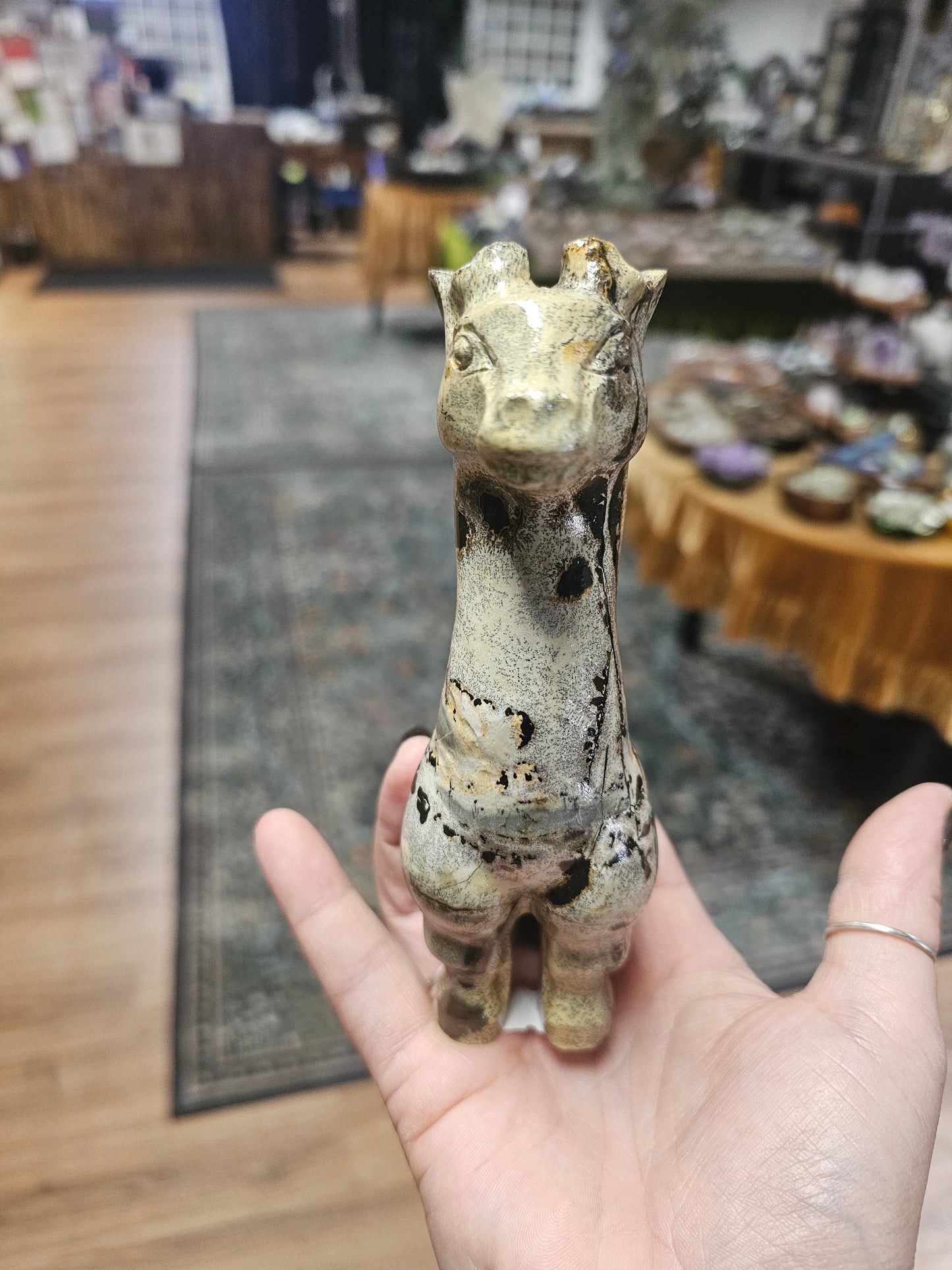 Dendritic Jasper Giraffe
