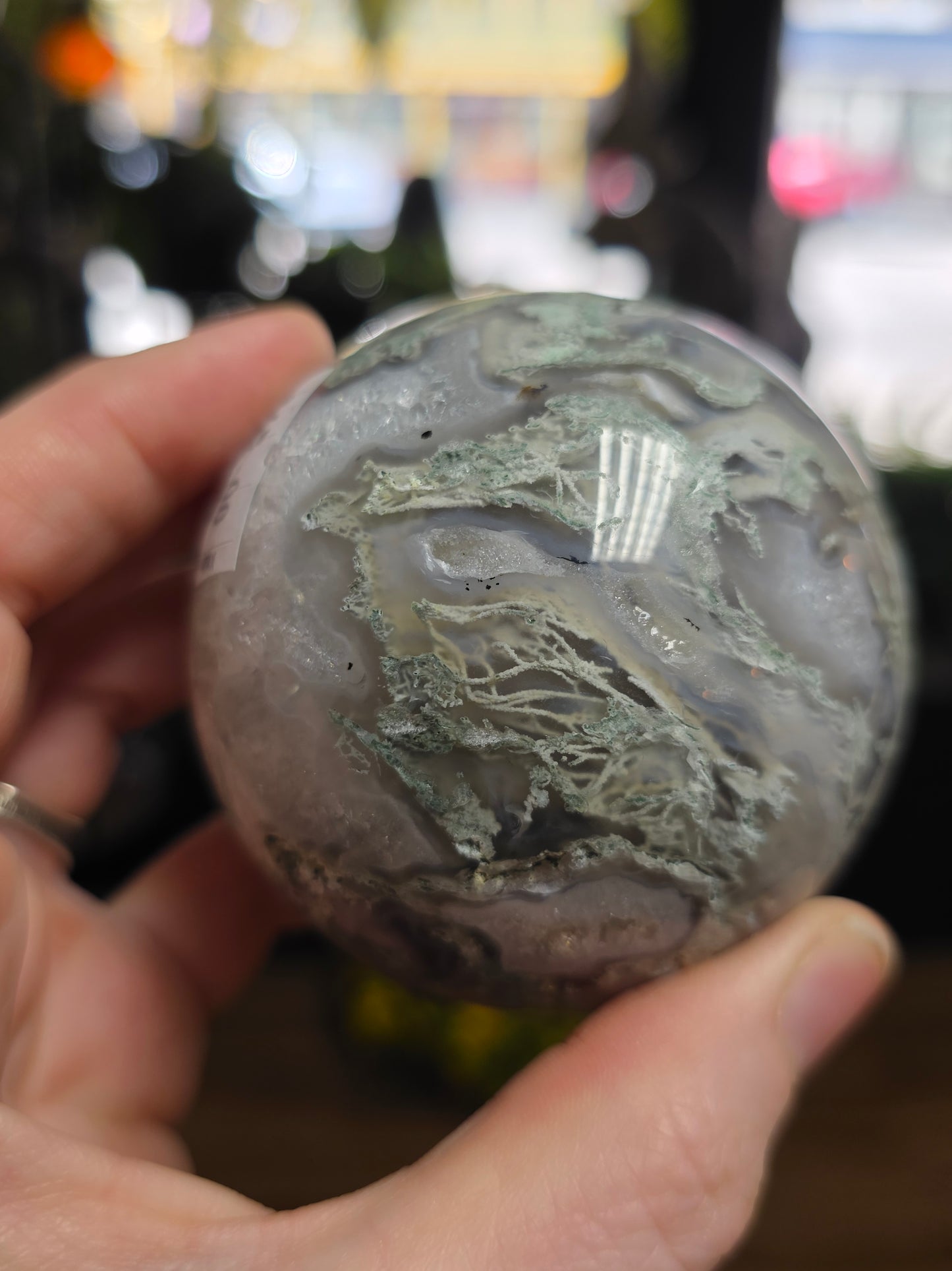 Moss Agate Sphere