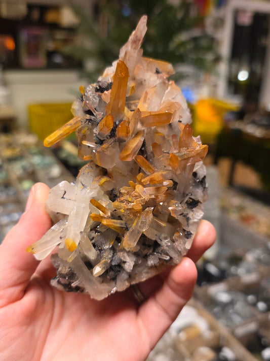 Specular Hematite On Quartz
