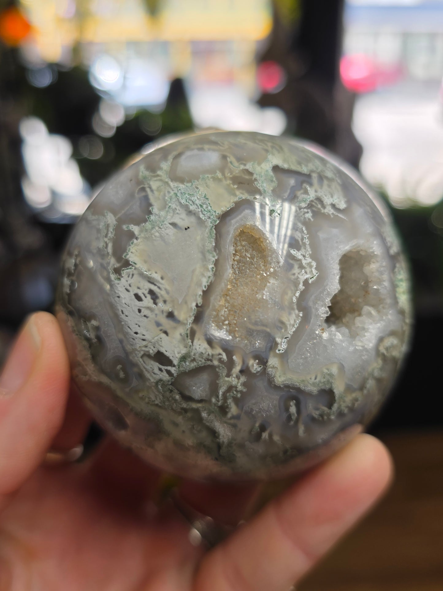 Moss Agate Sphere