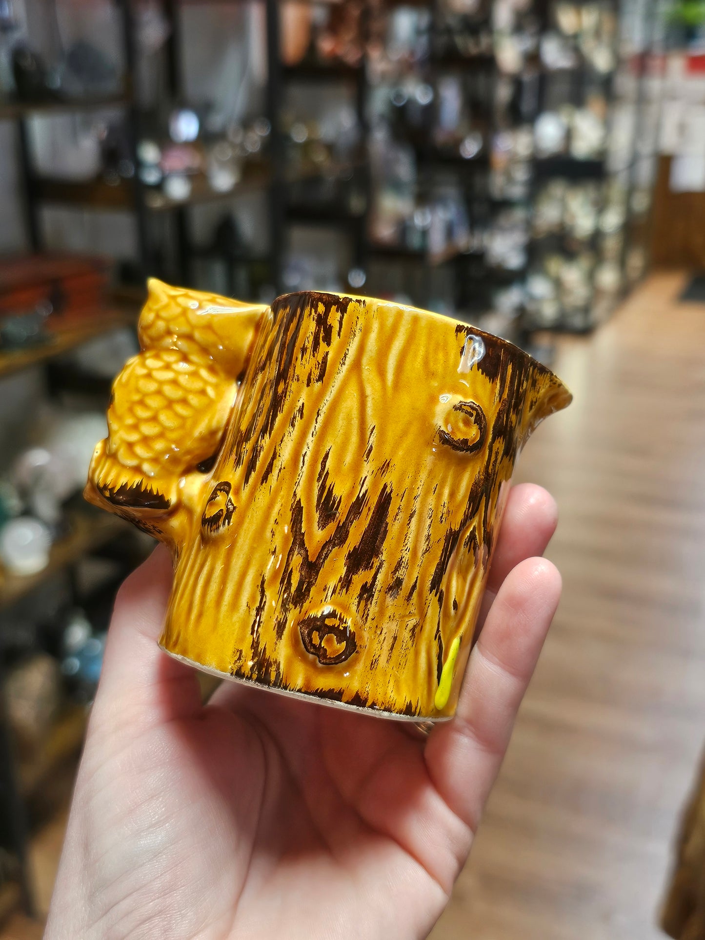 Vintage Ceramic Owl Cup