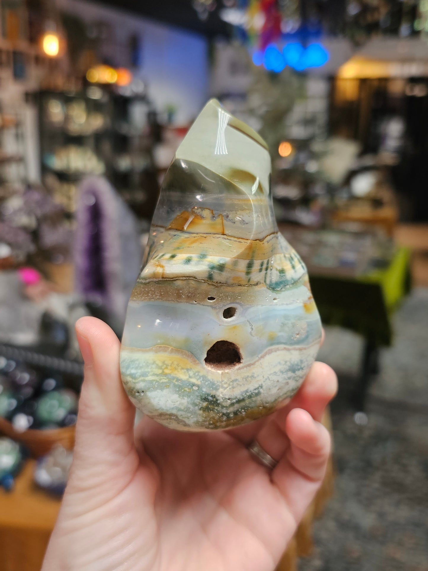 Ocean Wave Jasper Flame