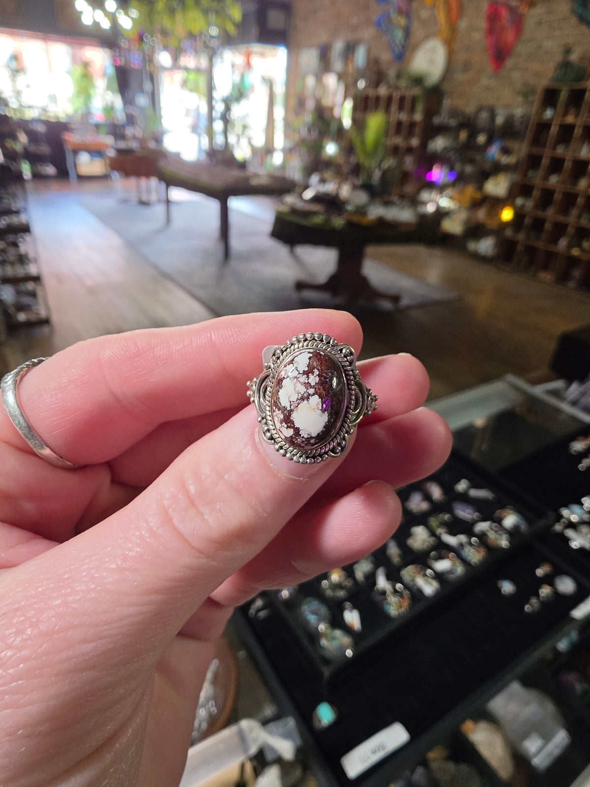 Size 7 Wild Horse Jasper Ring