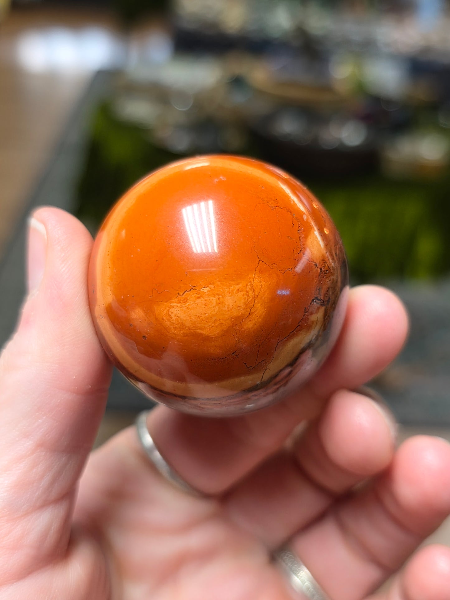 Red Jasper Sphere