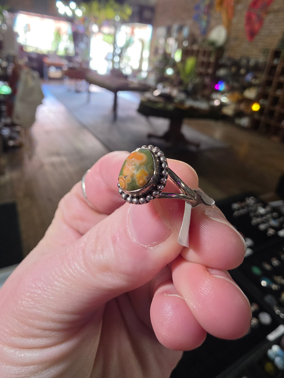 Size 6 Ocean Jasper Ring