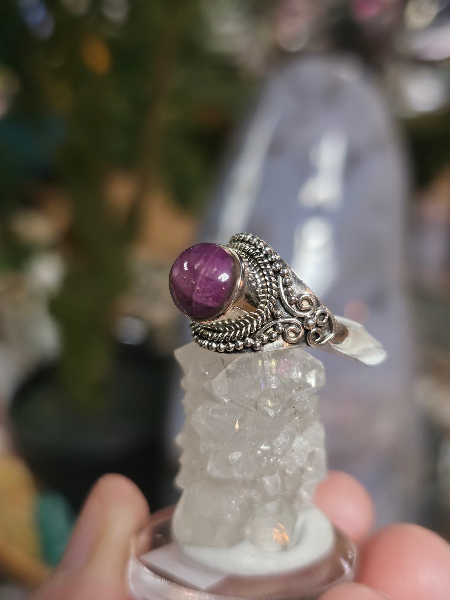 Size 7.5 Ruby Ring
