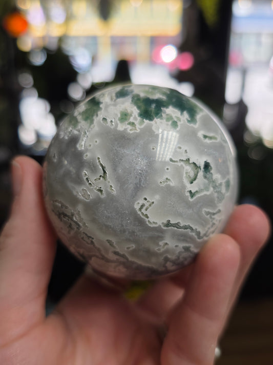 Moss Agate Sphere