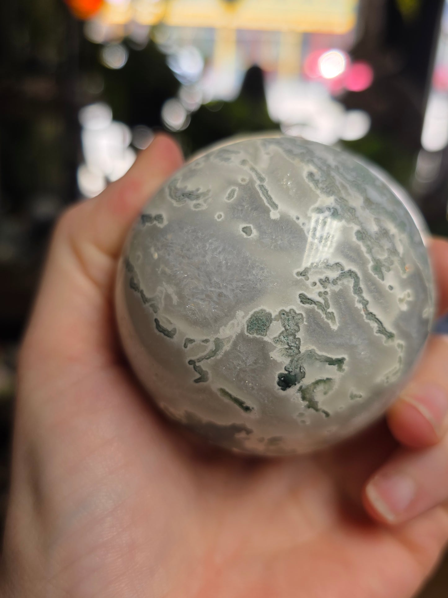 Moss Agate Sphere