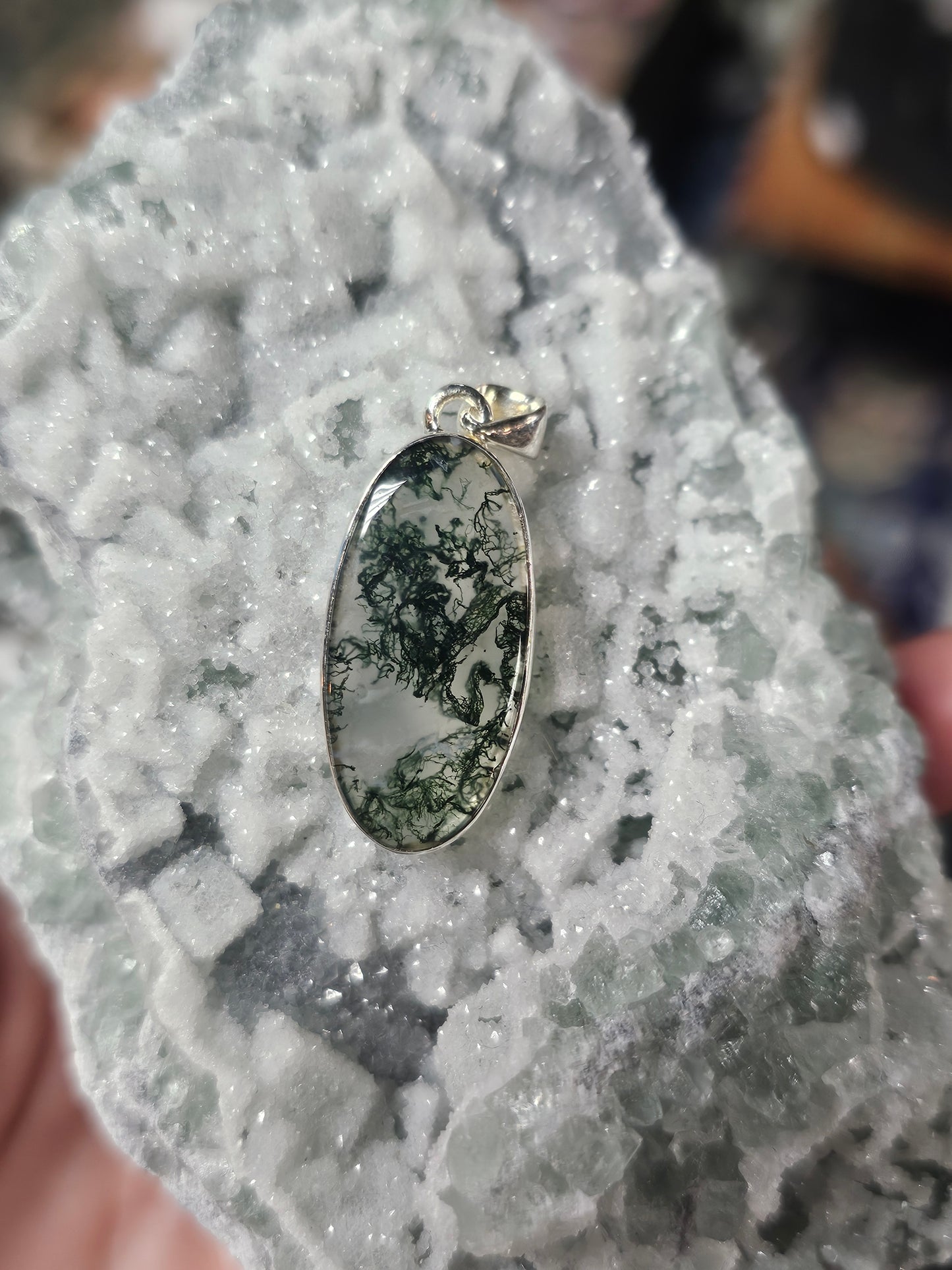 Moss Agate Pendant