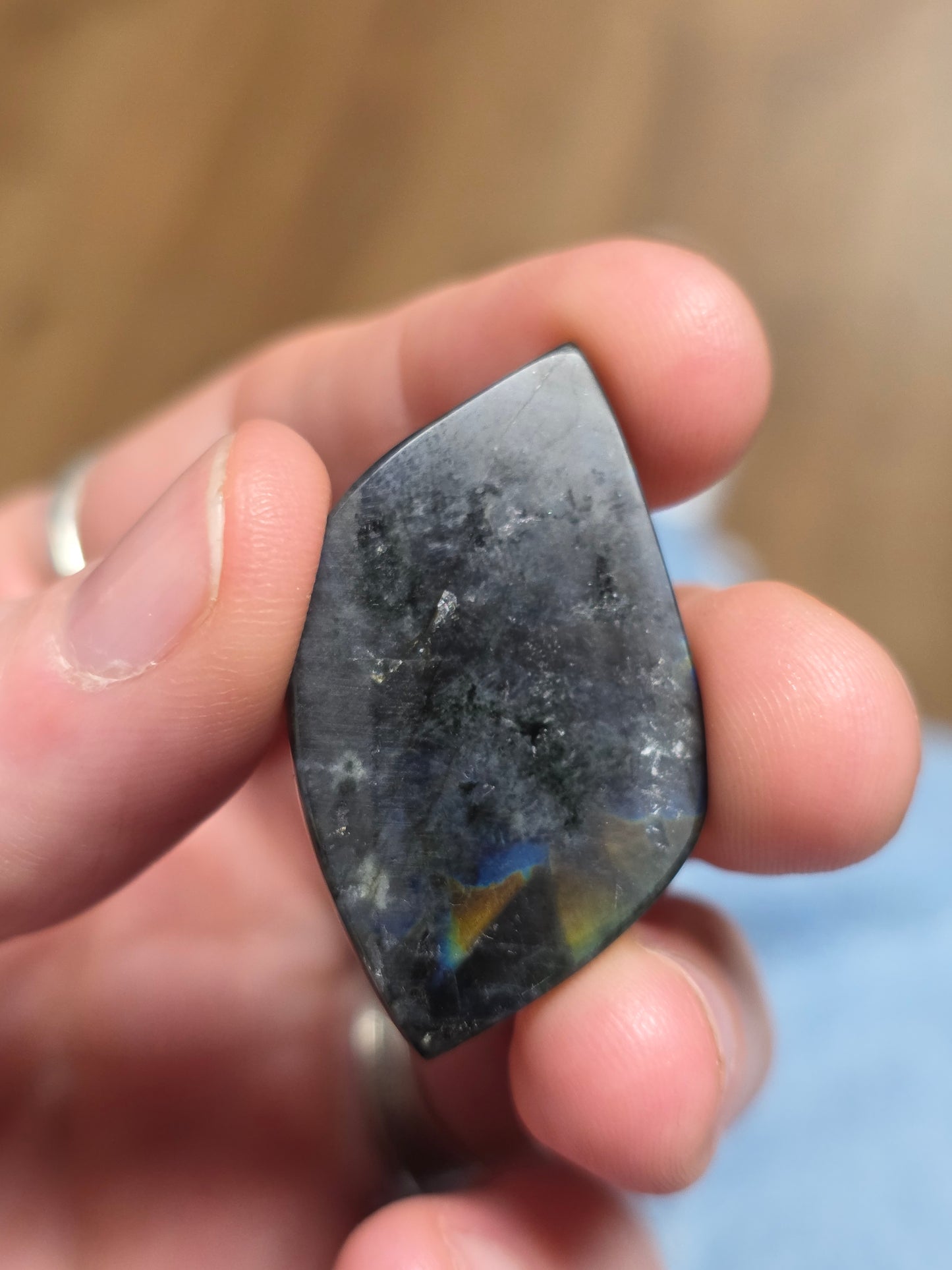 Genuine Finnish Spectrolite Cabochon